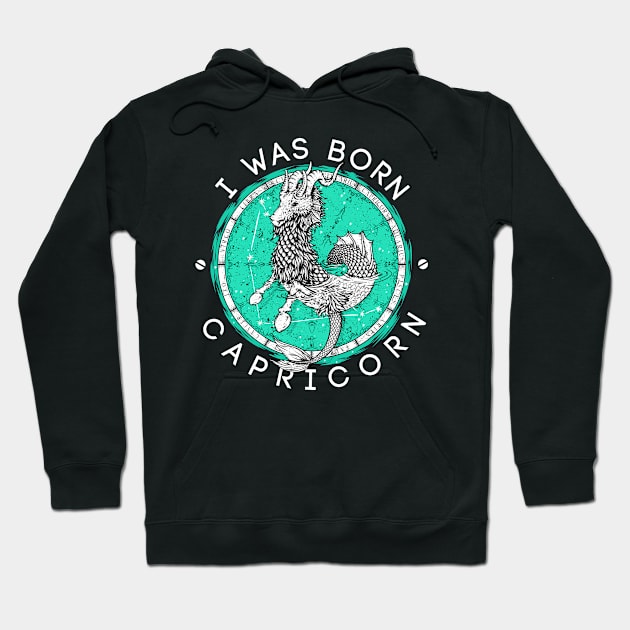 I was born Capricorn Hoodie by JORDYGRAPH